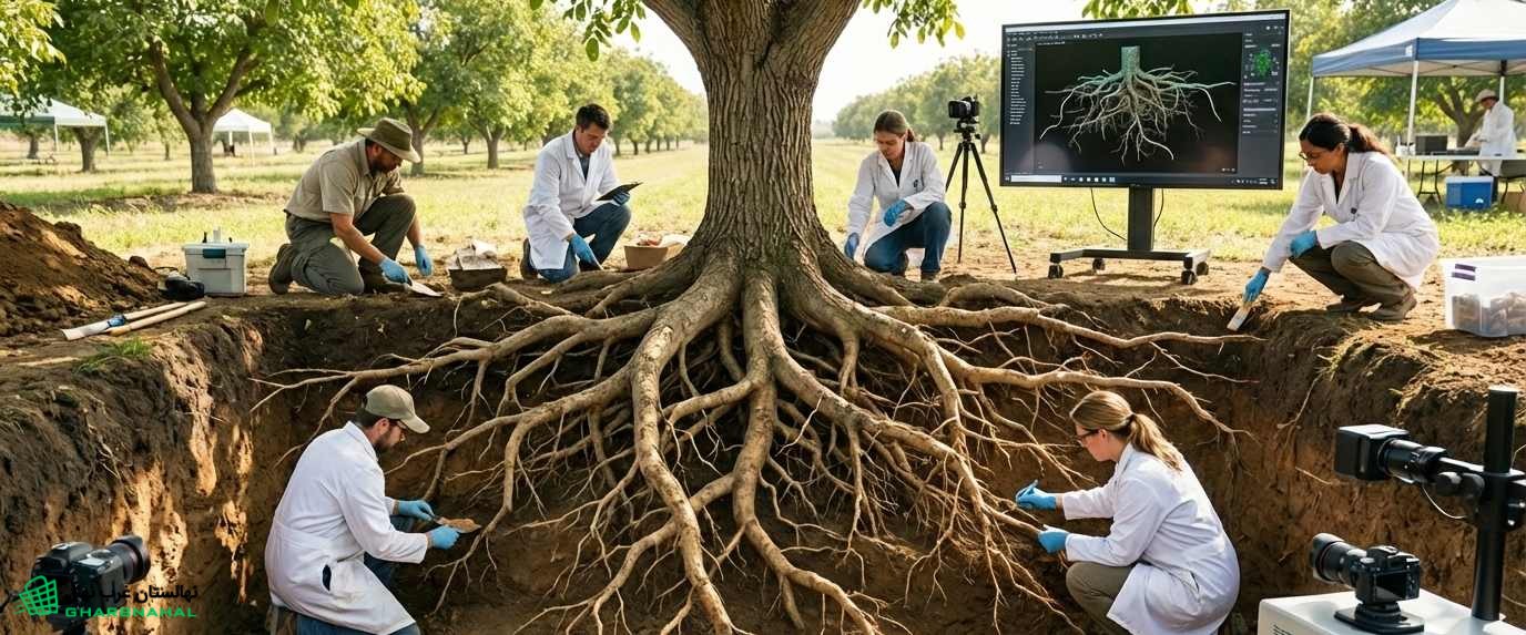 بررسی تخصصی سیستم ریشه‌ای نهال گردو و تأثیر آن بر انتخاب خاک
