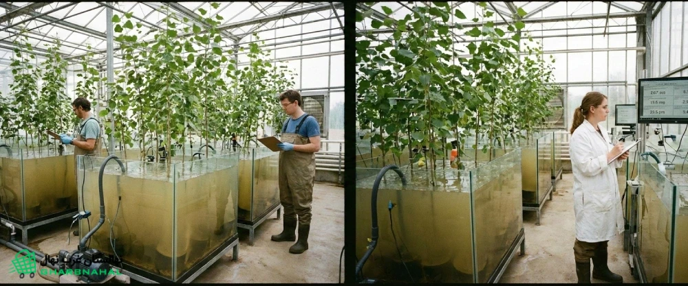 بررسی مقاومت نهال صنوبر در برابر سیلاب 🌊🌳